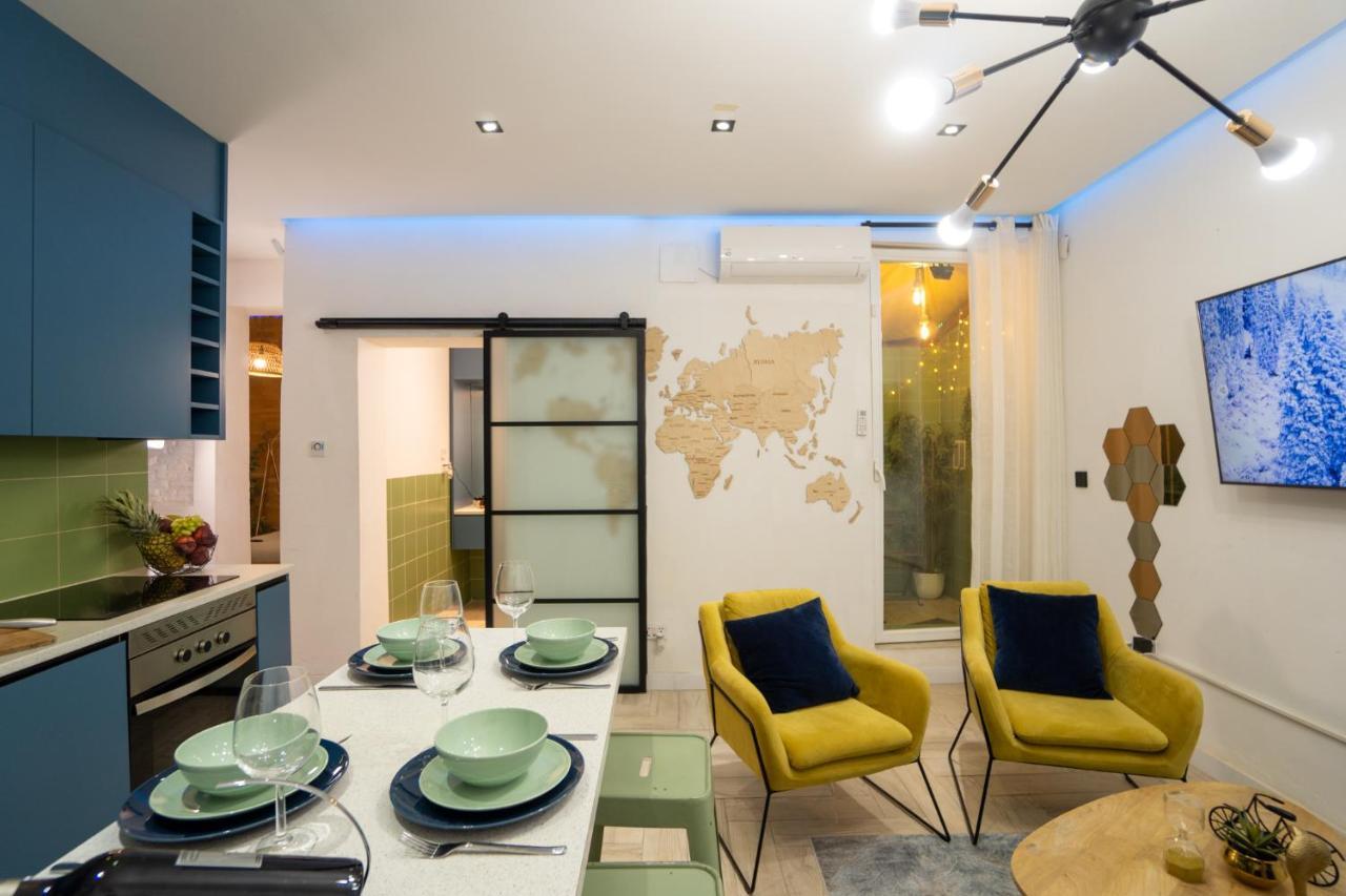 Cozy Apartment Puerta Del Sol & Private Patio Madrid Exteriör bild